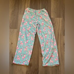 Iscream Charming Kids Deer Print Pajama Plush  Pants